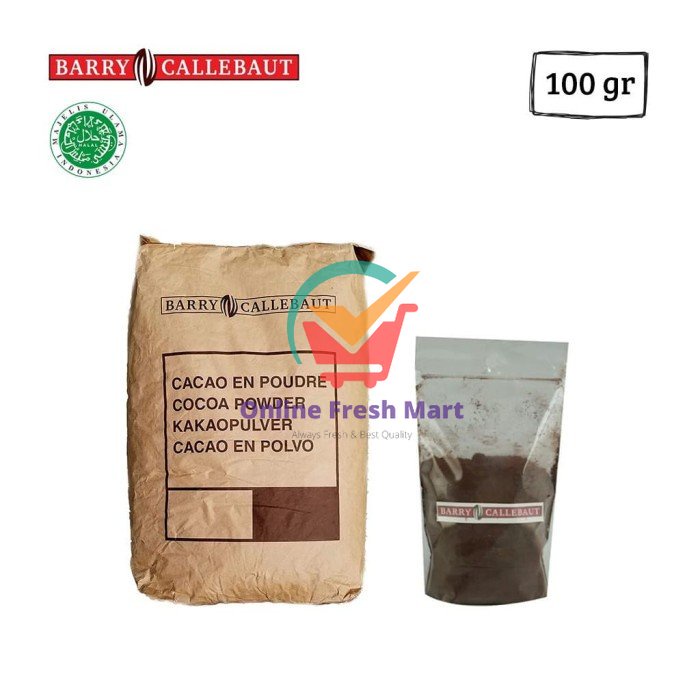 

Coklat Bubuk Barry Callebaut 100 gr - Dark Brown - Online Fresh Mart Denpasar