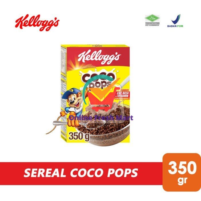 

Kelloggs Coco Pops Sereal (400gr) - 350GR - Online Fresh Mart Denpasar