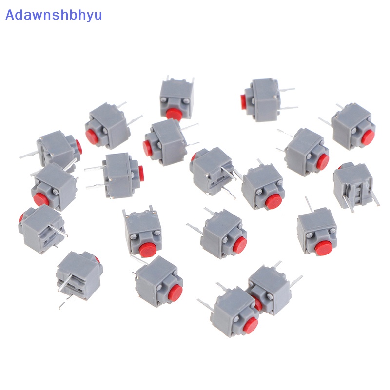 Adhyu 20pcs Tombol Mute 6*6*7.3 Saklar Silent Wireless Wired Mouse Button Micro Switch ID