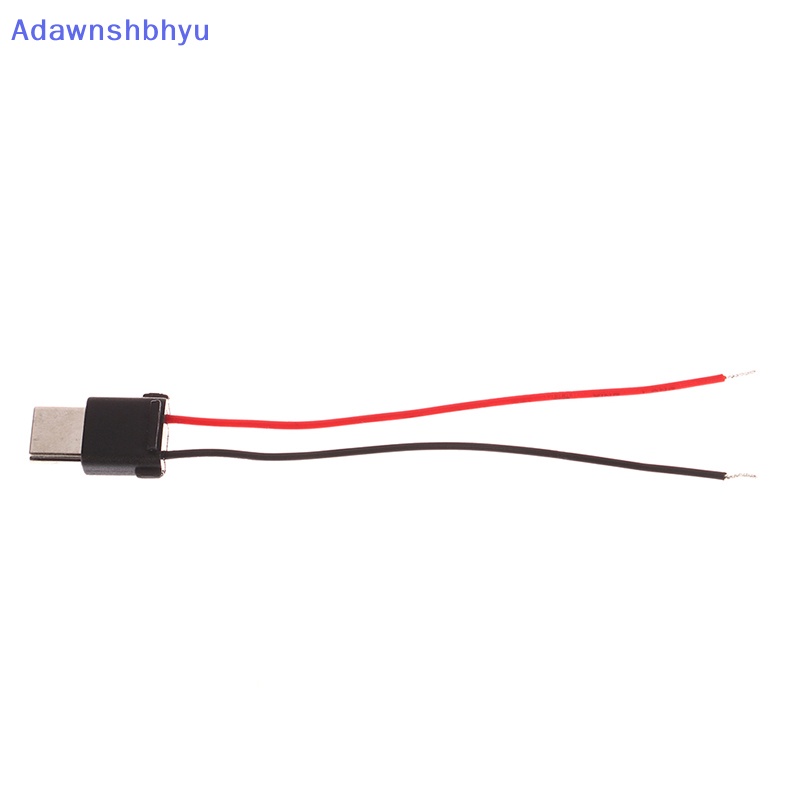 Adhyu USB Type-C Waterproof Connector Welding Wire Female Socket Soket Antarmuka Pengisian Port Tipe-C Dengan Kawat Las ID