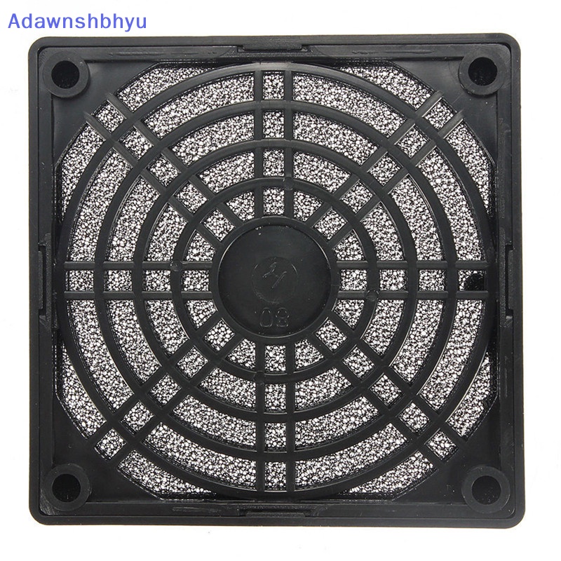 Adhyu Dustproof 80mm Case Fan Pelindung Debu Filter Guard Grill Pelindung Cover PC Komputer ID