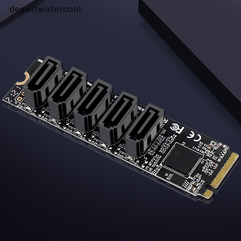 Deid M.2 NVME PCI-E PCIE X4 X8 X16 Ke 6port 3.0 SATA Adapter Kartu Riser III ASM1166 Martijn