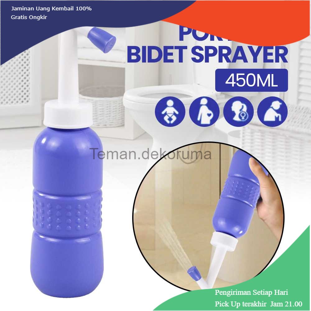 TD - DPR Blessmen Semprotan Cebok Toilet Portabel Bidet Sprayer 450ML - WR-450