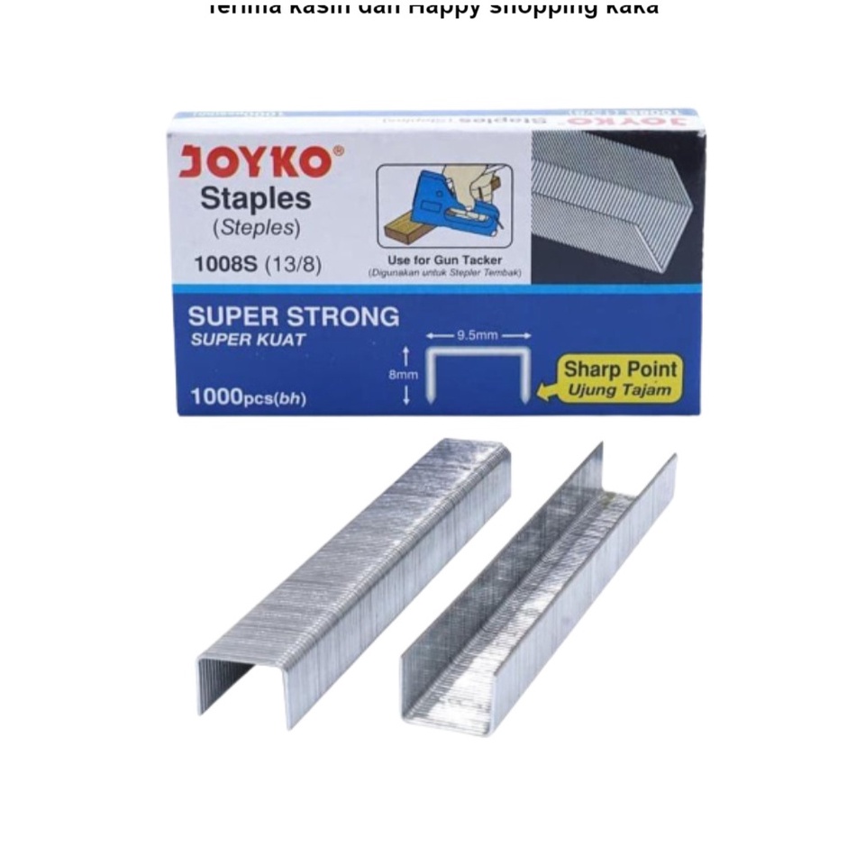 Toko Murah Paket Staples Tembak Gun Tacker + Isi/Refiil 13/8 Stapler Jok Staples Perekat COD Promo Best Seller