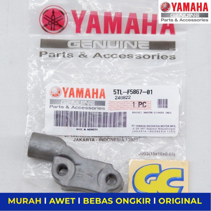 Dudukan Spion Kanan Warna Silver Yamaha Mio J Mio Gt Ori - Sparepart Sperpart Spare Part Motor Yamah