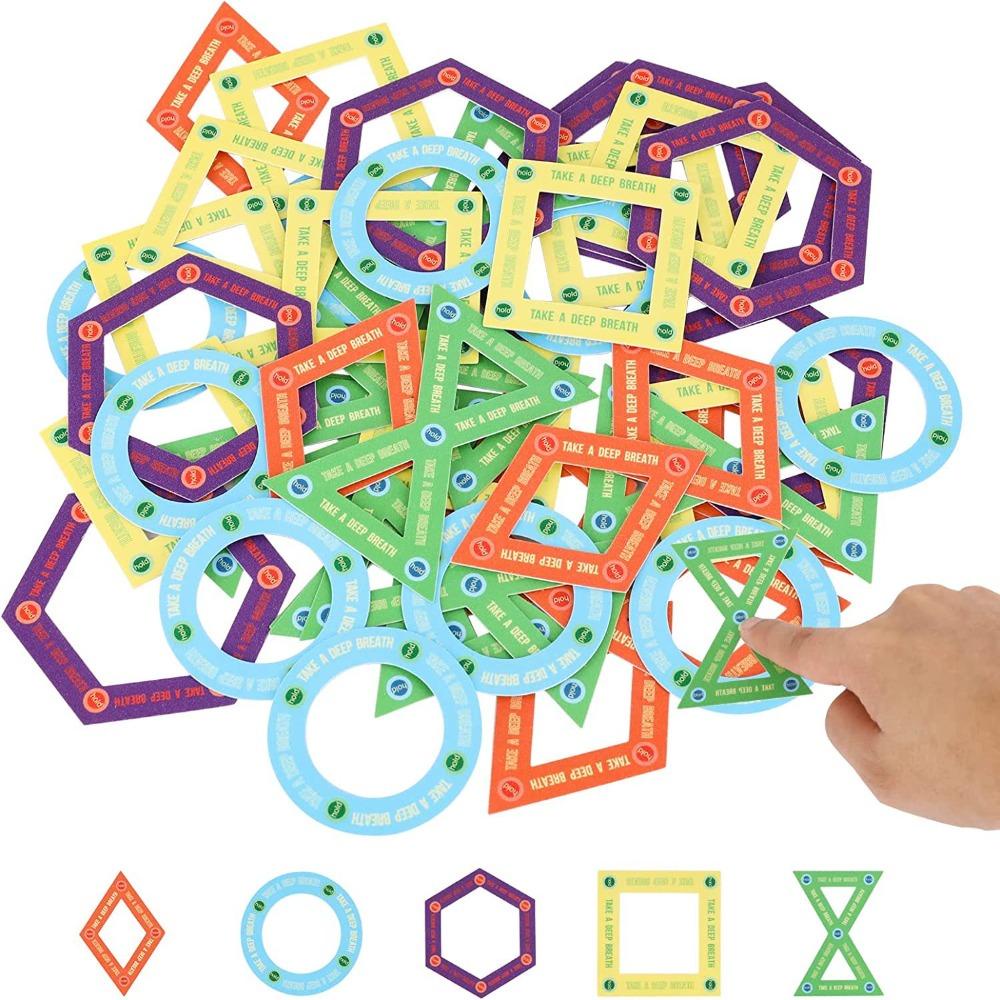 Populer 50Pcs Stiker 50Pcs Mengurangi Strip Tekanan Fidgeting Restless Tactile Calming Kids