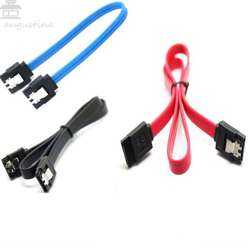 Agustina Konektor Lurus Tembus High Speed 90derajat SATA 2.0 3.0 III Serial ATA 6.0 Gbps Cable Connector Kabel SSD