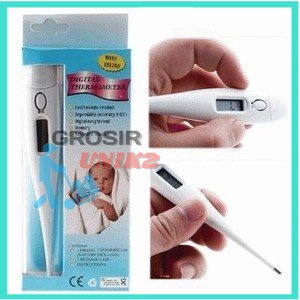 grosir unik Putih Termometer Digital Thermometer Alat Pengukur Suhu Tubuh