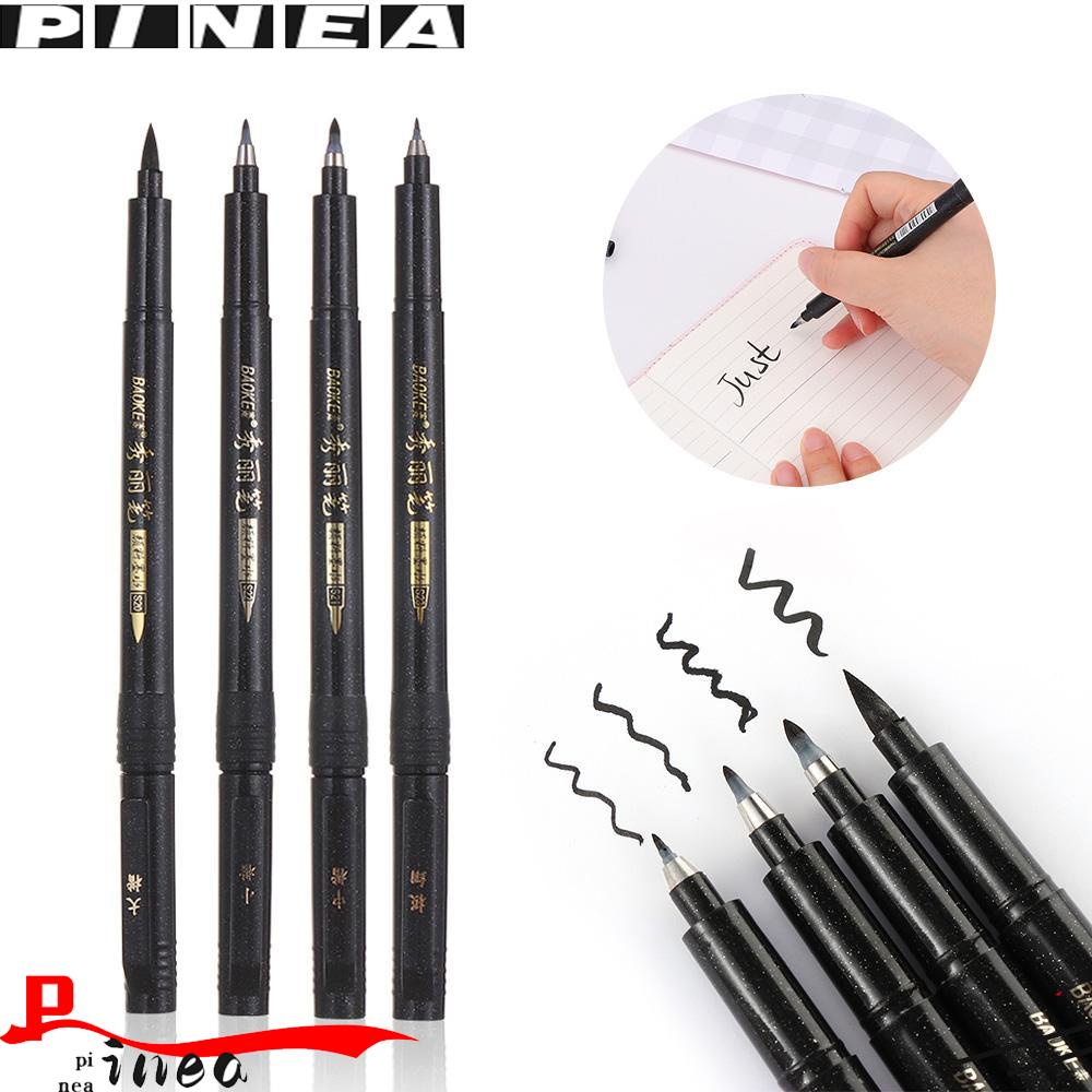 Nanas 4PCS /Set Pena Tinta Kaligrafi Art Tools Ilustrasi Tulisan Signature Tulisan Tangan