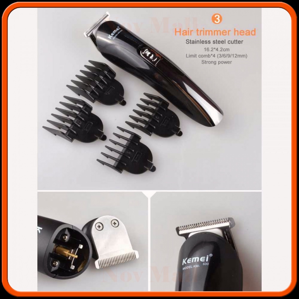 Alat Cukur Elektrik 6 in 1 Hair Trimmer Shaver - KM-600