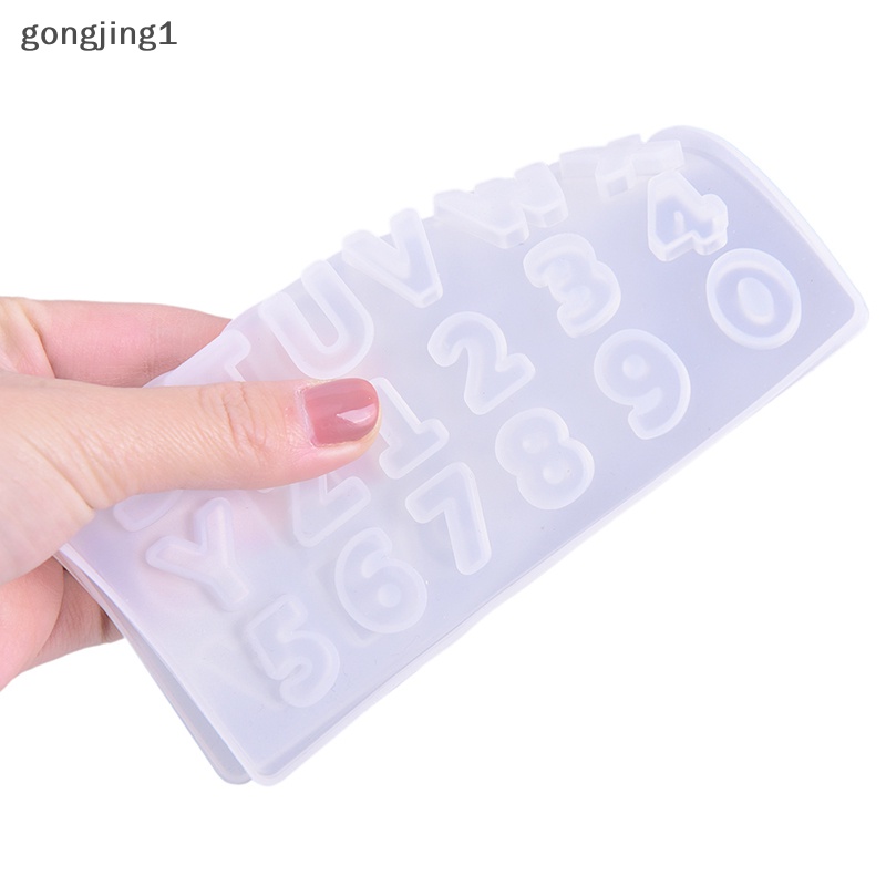 Ggg Cetakan Resin Silikon Untuk DIY Alat Membuat Angka Dan Huruf Mould Handmade Craft  Id