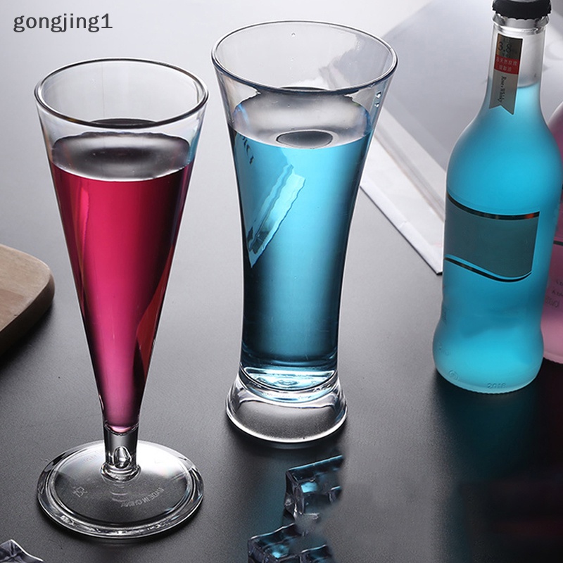 Ggg Gelas Cocktail Akrilik Rumah Pesta Pernikahan Bar Goblet Juice Wine Gelas Minum ID