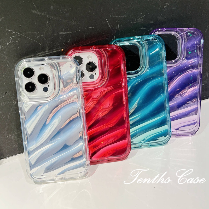 Kompatibel Untuk IPhone14 13 12 11 Pro Max8 7 6 6s Plus X Xr Xs Max SE 2020lasre Casing Tepi Tebal Warna Cerah Back Cover