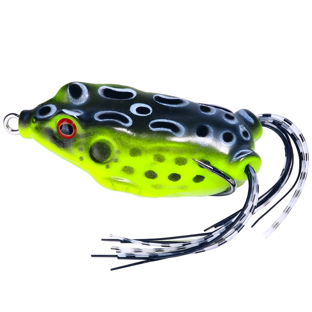 Hengjia NEW Big Umpan Katak 6.3cm /12.4g Frog Lure Soft Plastik Thunder Frog Fishing Lure Snakehead Killer Topwater Casting Umpan Lembut
