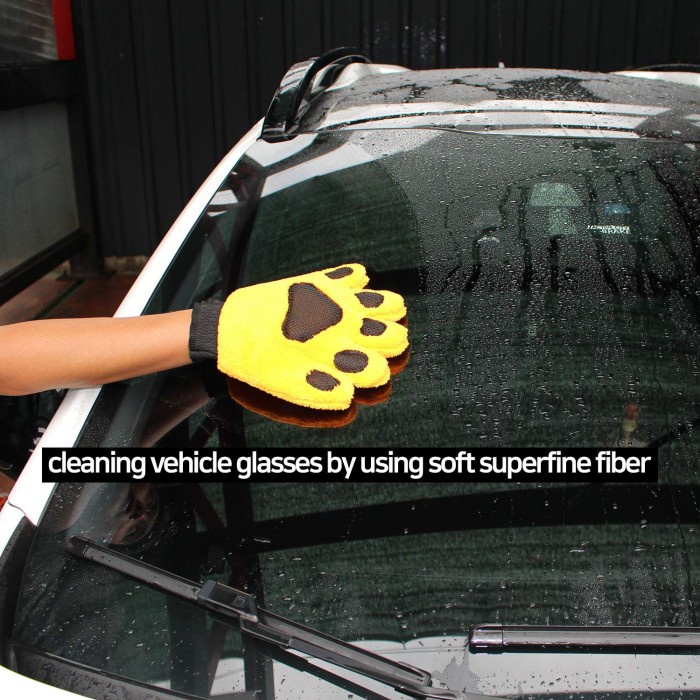 Carex Tiger Wash Glove Microfiber Sarung Tangan Cuci Mobil