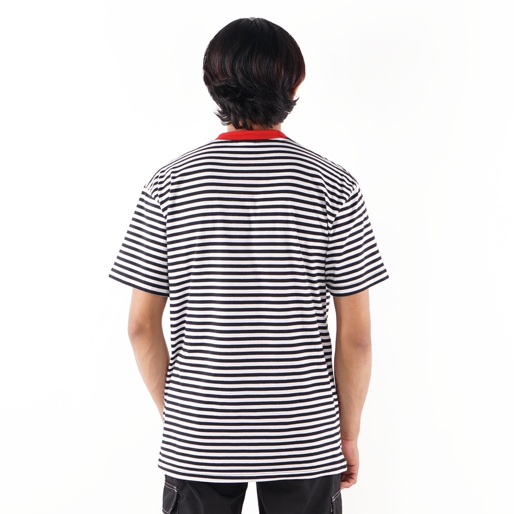 KAOS STRIPE GARIS FRIDAY KILLER | KOZIAK BLACK RED