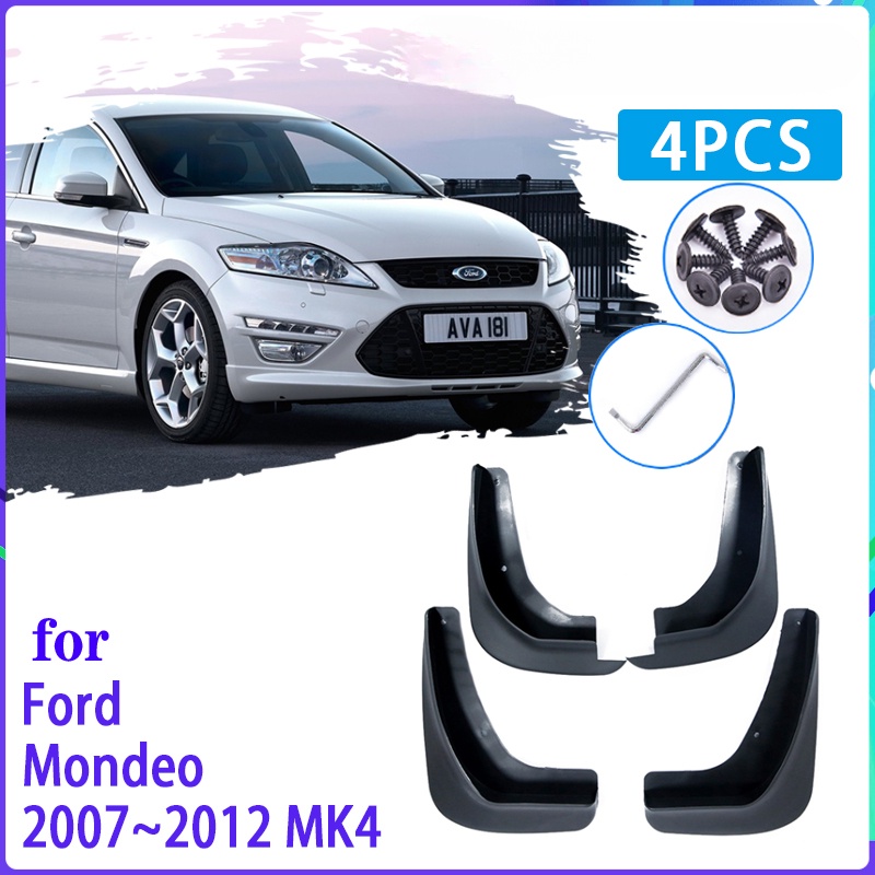 4pcs Flaps Lumpur Mobil Untuk Ford Mondeo MK4 2007~2012 2008 2009 2010 2011 Mudguard Splash Guards Fender Mudflaps Aksesoris Mobil