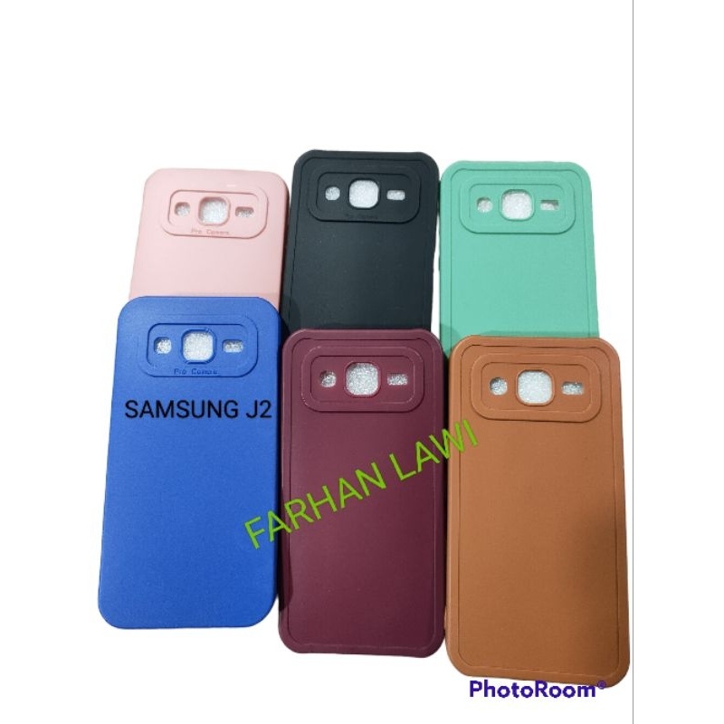 CASE SAMSUNG J2 2015/ J200G SOFTCASE MACARON PRO CAMERA