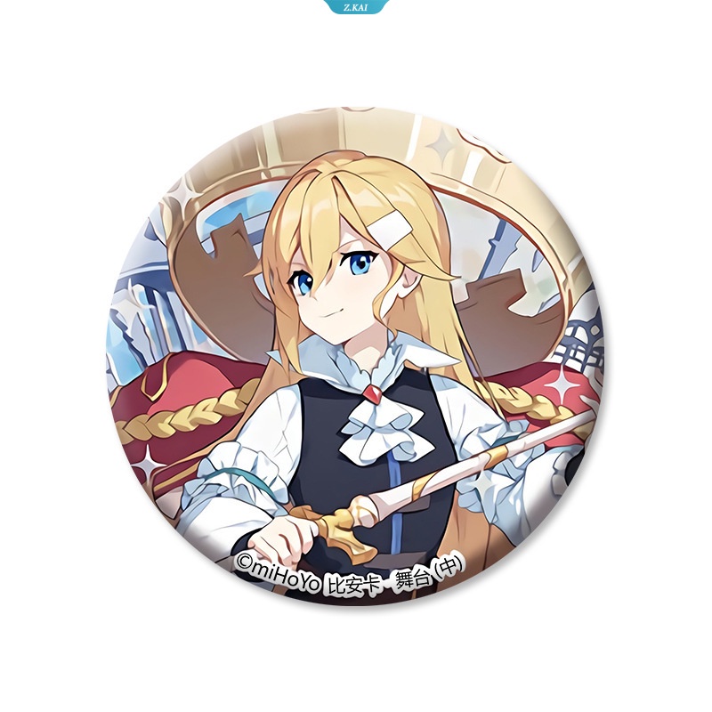 Game Anime Kartun Honkai Impact3 Elysia Kiana Kaslana Seele Vollerei Binary Anime Ransel Liontin Lencana Bros Siswa [ZK]