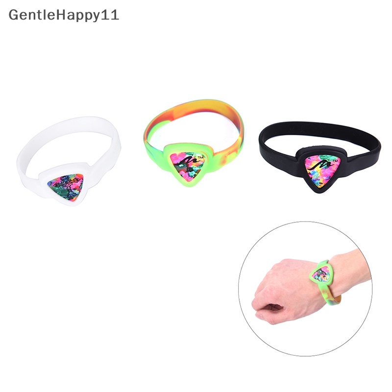 Gentlehappy Guitar Picks Gelang Picks Tali Pergelangan Tangan Pick Pick Bag Guitar Pick Holder Wristband  Id