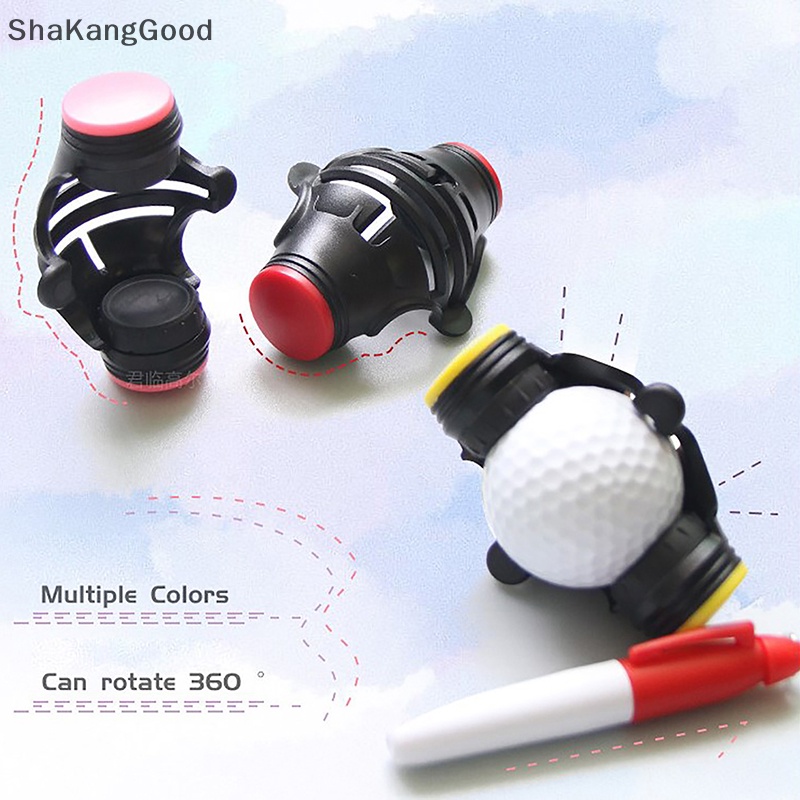 Skid Golf Ball Marker Putg Alat Latihan Menandai Bola Golf Template Alignment Putter Marking Liner Perlengkapan Golf Aksesoris SKK