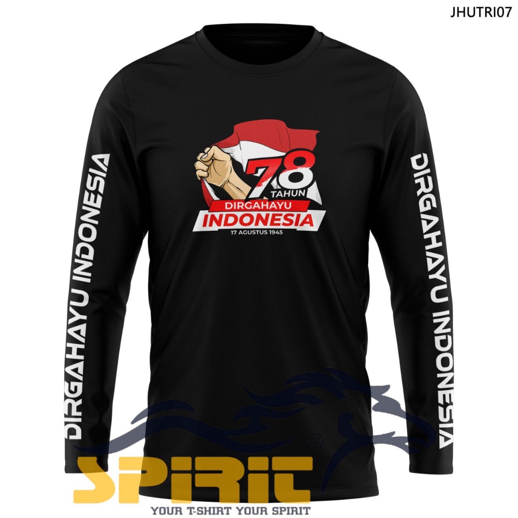 BAJU AGUSTUSAN TERBARU Kaos 17 Agustus 2023 BAJU KAOS 17 AGUSTUS  78 Indonesia Merdeka LENGAN PANJAN