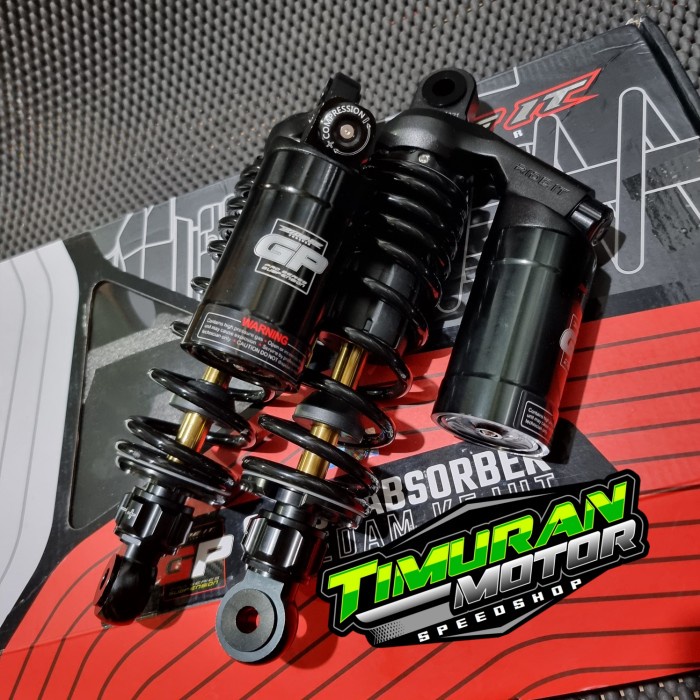 READY SHOCK RIDE IT GP PREMIUM 280 MM HITAM AS GOLD JUPITER Z - FIZR - VEGA ORIGINAL