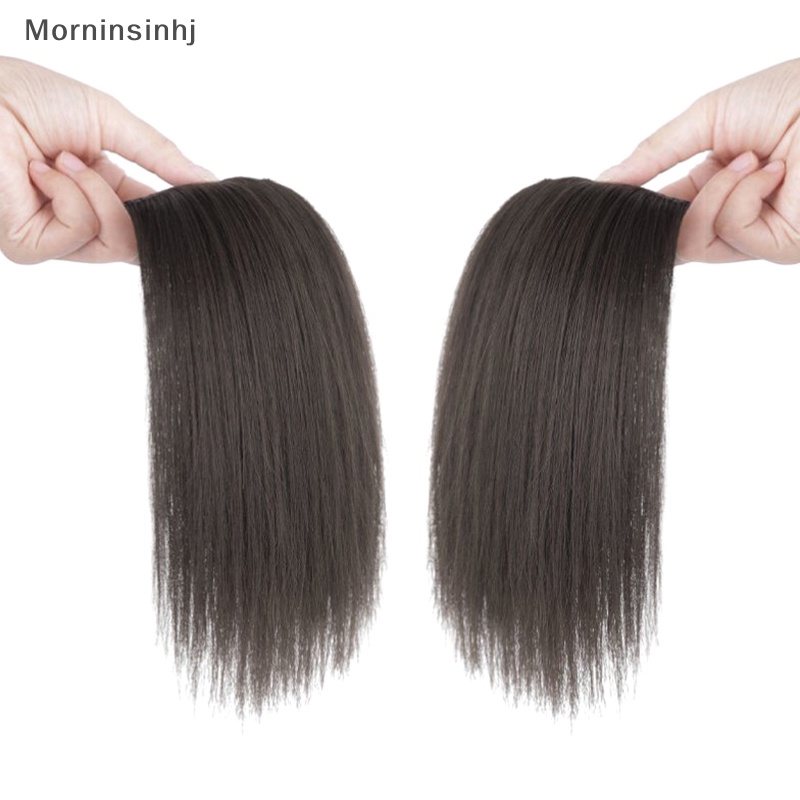 Mornin 20/30cm Bantalan Rambut Sintetis Hair Extension Untuk Wanita Wig Berbulu Palsu Sopak id