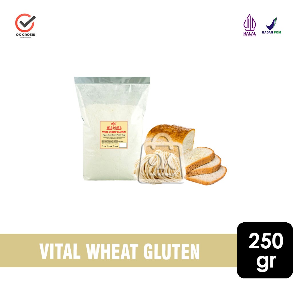 

Tepung Vital Wheat Gluten Flour (250 gr)