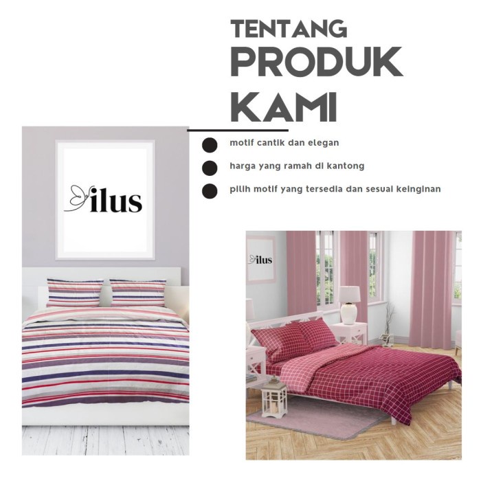 Sprei motif minimalis 90x200/100x200/120x200/160x200/180200/200x200 Ki