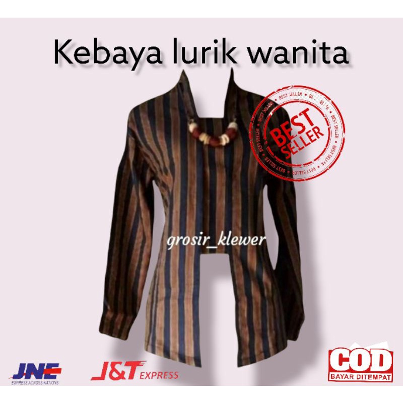 Kebaya dan Sorjan BEST SELLER‼️Lurik wanita | kebaya lurik | Baju lurik |  Baju adat jawa - Kebaya W