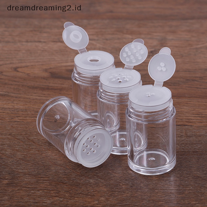 (drea) 1pcs 10ml Putih Botol Kosmetik Kosong Ayak Toples Wadah Tutup Ulir makeup //