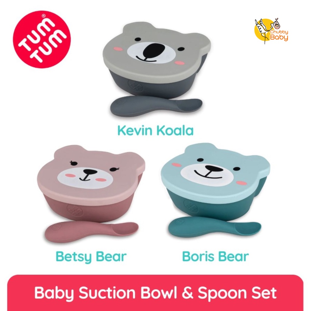 Tum Tum Baby Suction Bowl &amp; Spoon Set | Mangkuk Anak