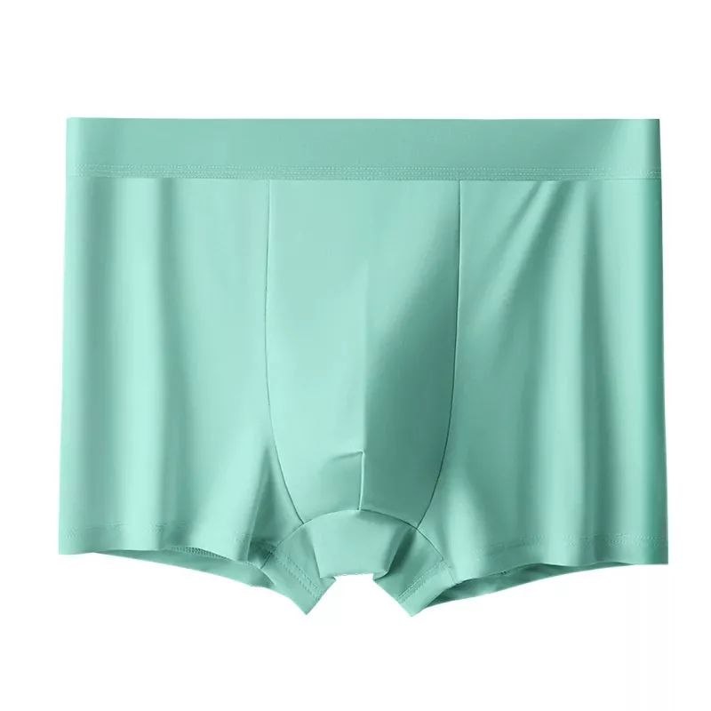 Yagoo - Boxer Pria Ice Silk Solid Color Men Underware Celana Dalam Boxer Pria CD74