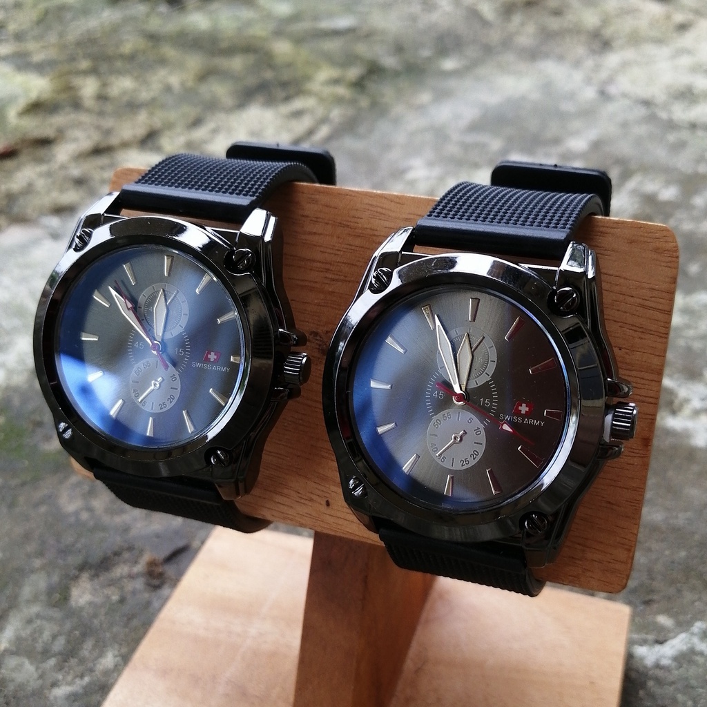 Jam Tangan Pria Sport Korea Quartz Analog Fashion Korea / Jam Tangan Pria Olahraga Chrono Import / Jam Tangan Cowok Karet Banjarbaru Banjarmasin Martapura  JT4