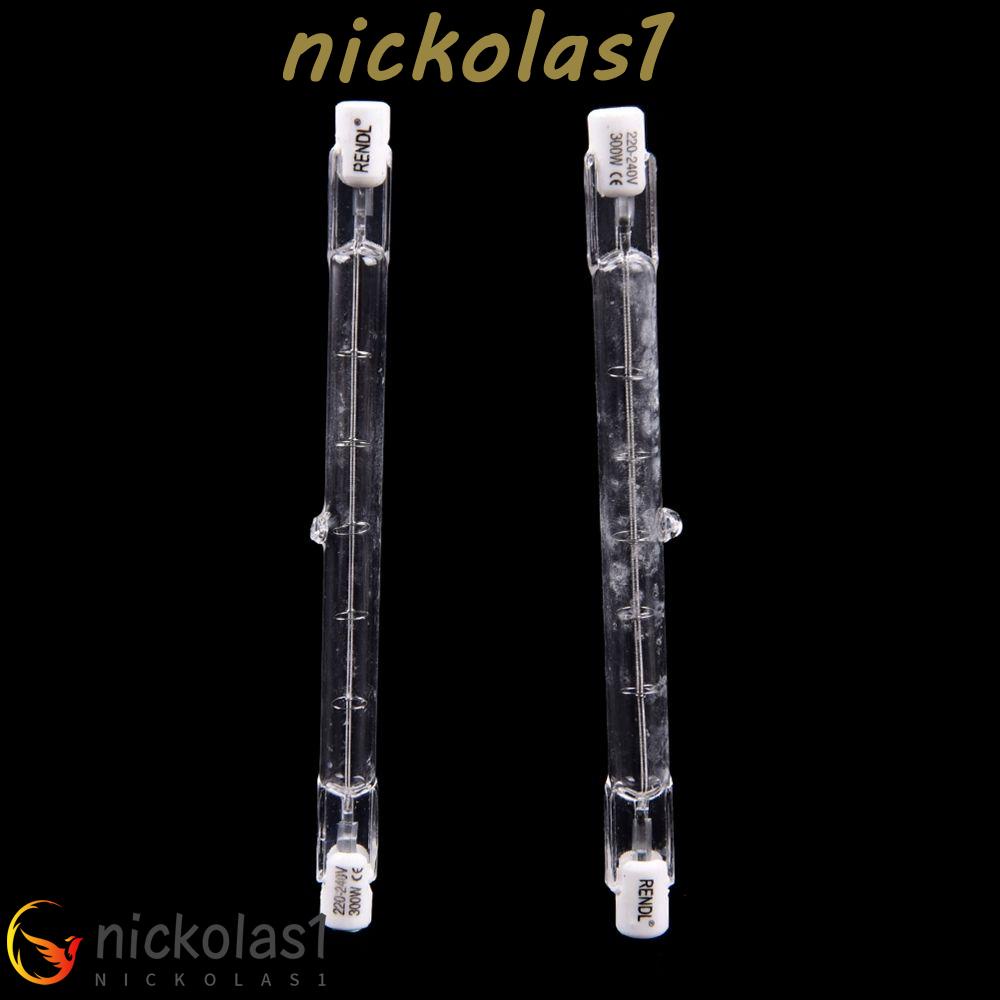 NICKOLAS1 Lampu Halogen Tabung Kaca Linear Indoor Lighting Dimmable Untuk Lampu Plafon Dekorasi Rumah Sun Light Tube