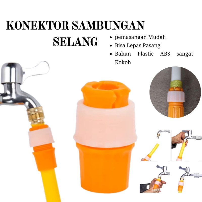 GOS -B415- Konektor Selang - Sambungan Selang Air - Konektor Selang Quick Release - Sambungan Selang