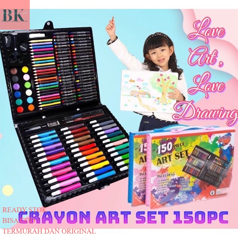

BK SET CRAYON 150PCS PERLENGKAPAN MEWARNAI