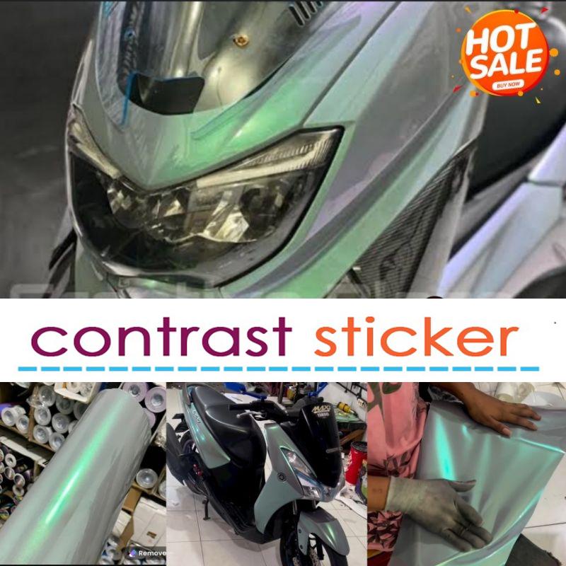 stiker skotlet abu lembayung hijau skotlet flip vulcano green