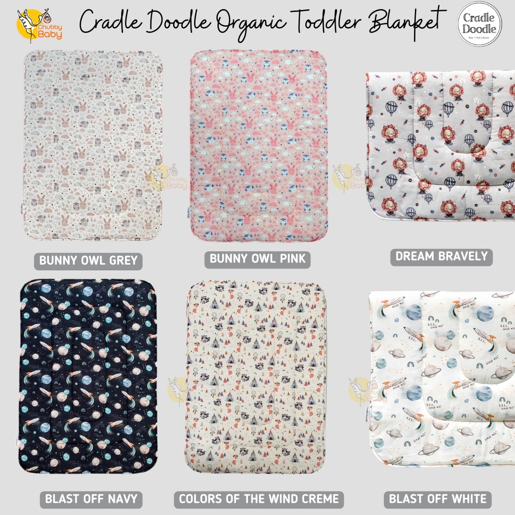 Cradle Doodle - Organic Toddler Blanket | Selimut Anak