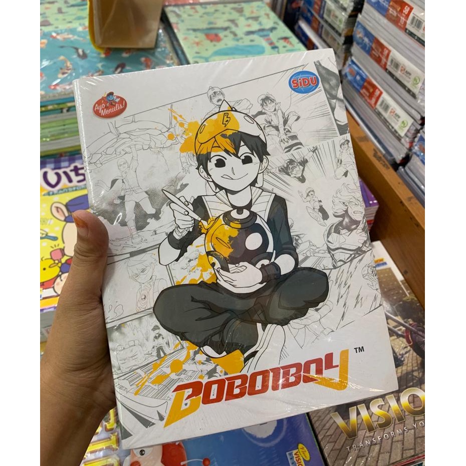 

SIDU Buku Tulis Boboiboy 38 Lembar dan 58 Lembar / Per Pak Isi 10 buku