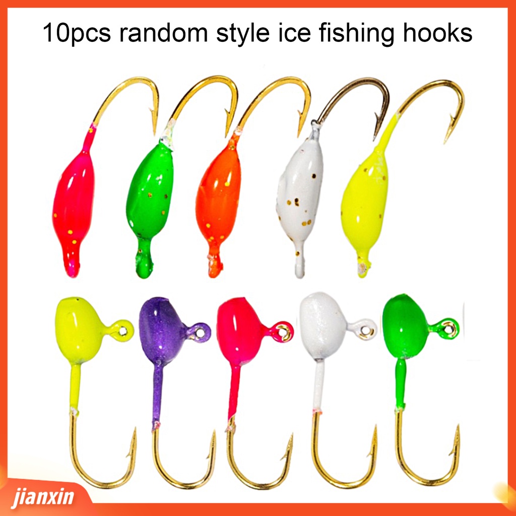 (In Stock) 1set Musim Dingin Memancing Kit Non-slip Es Pancing Gagang Lipat Sendok Gulungan Kait Perlengkapan Memancing Portabel Tahan Lama Es Peralatan Memancing Kit Untuk Memancing