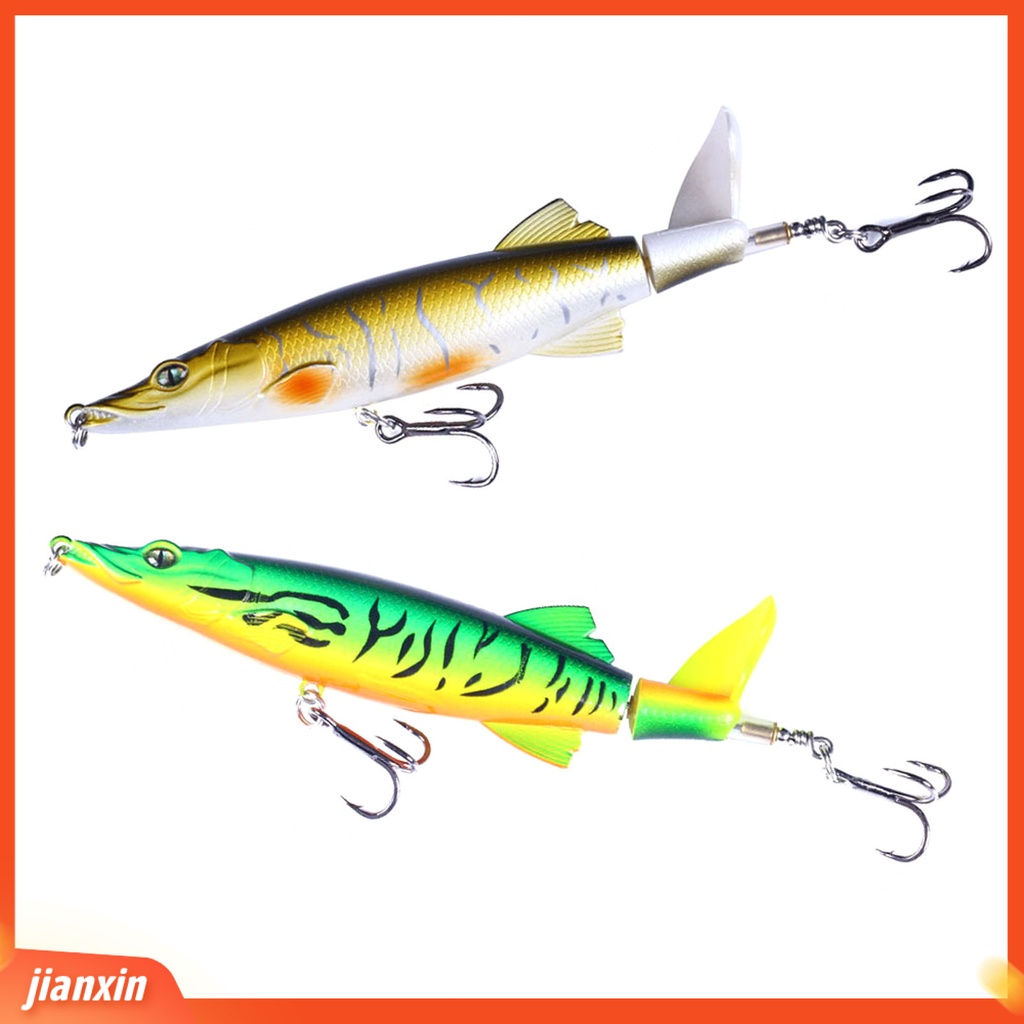 (In Stock) 13cm /16g Umpan Pancing Plastik Umpan Buaya Buatan Dengan Kait Treble Tajam Untuk Memancing