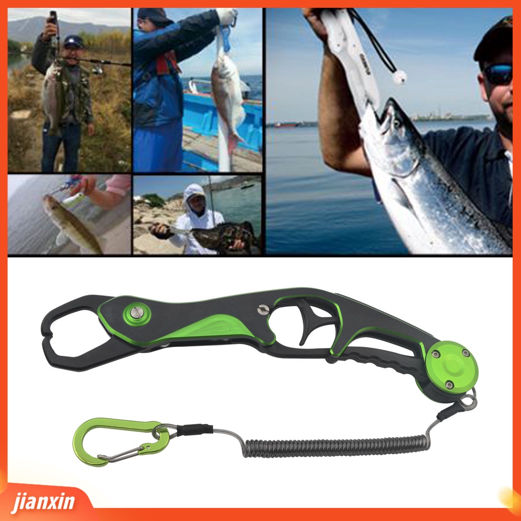 (In Stock) Fish Controller Multifungsi Tajam Portable Fish Grip Lip Clamp Grabber Untuk Pecinta Pancing