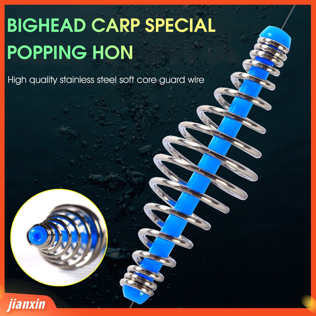 (In Stock) 10 Pcs Umpan Feeder Spring Elastisitas Kuat Lure Bait Leader Profesional Carp Fishing Bait Feeder Cages Holder Fishing Tackle