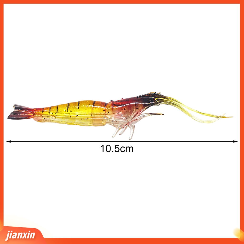 (In Stock) 5Pcs 10.5cm /4g Umpan Pancing Simulasi Cepat Kumpulkan Ikan Menggoda Angling Laut Memancing Air Tawar Udang Umpan Memancing Luar Ruangan