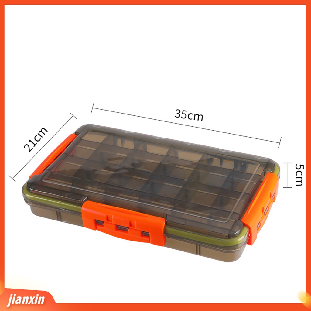 (In Stock) Kotak Umpan Kapasitas Tinggi Tahan Jatuh Water Proof Kompartemen Tahan Tekanan Multifungsi Kotak Pancing Memancing Outdoor