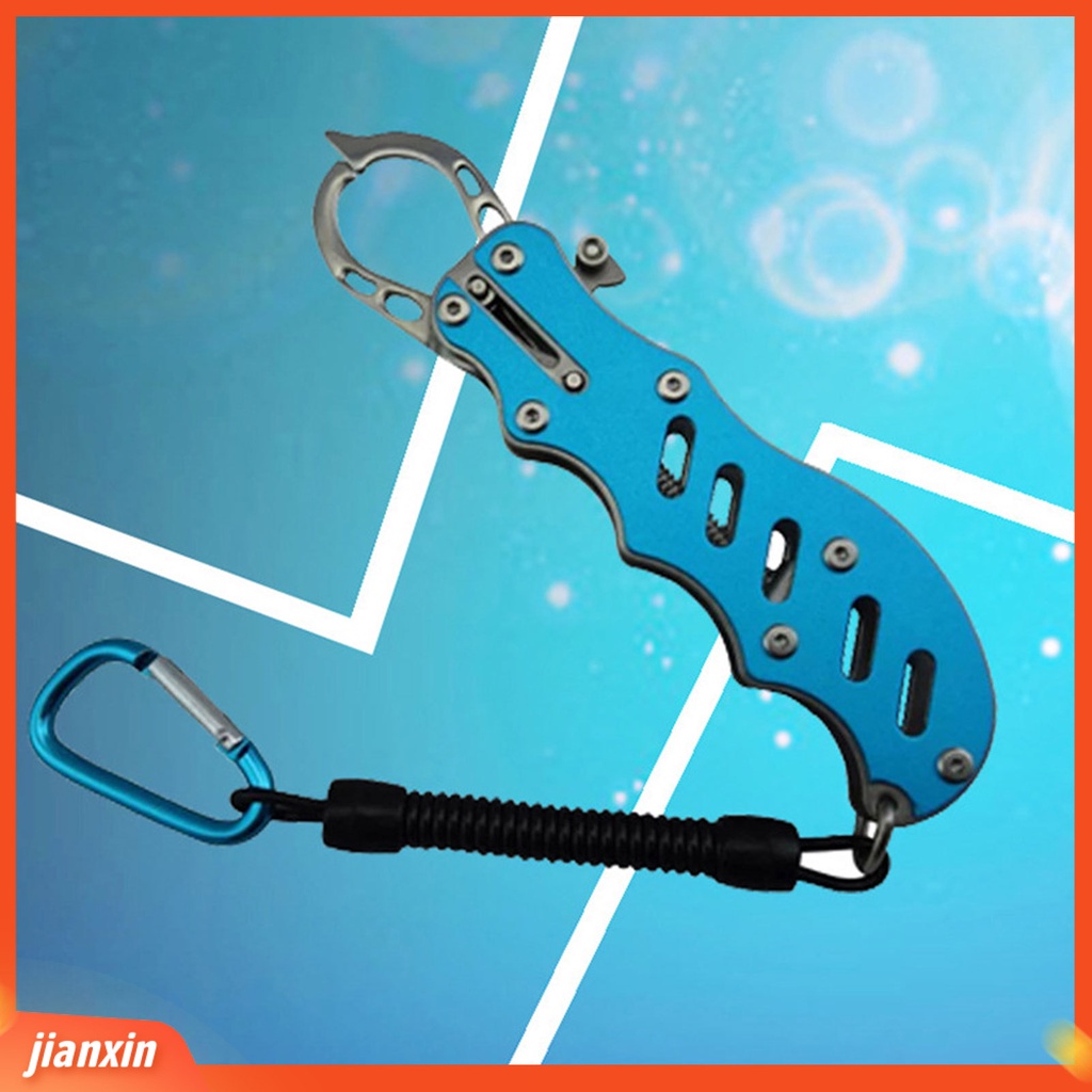 (In Stock) Stainless Steel Fishing Grip Plier Fish Lip Gripper Alat Penjepit Tackle Aksesori