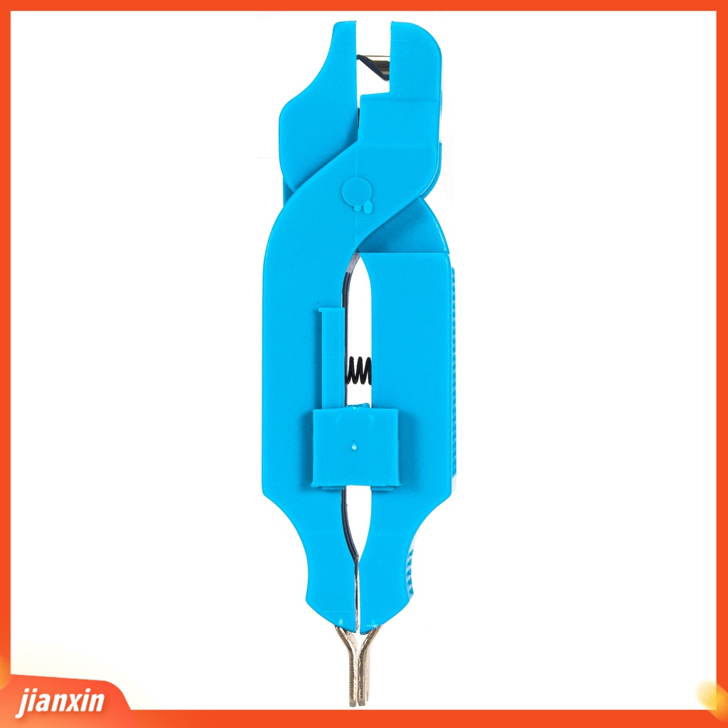 (In Stock) Portable 9.5cm Biru ABS Stainless Steel Perahu Pancing Musim Semi Tang Penjepit