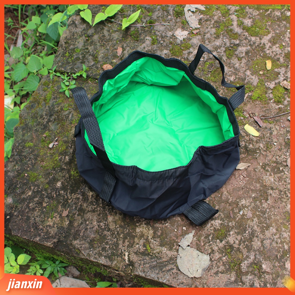 (In Stock) 8.5L Portable Outdoor Camping Hiking Wadah Air Lipat Ember Baskom Cuci